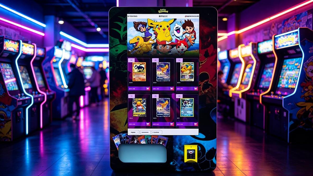 Trading Card Vending Machine Arcade Solution